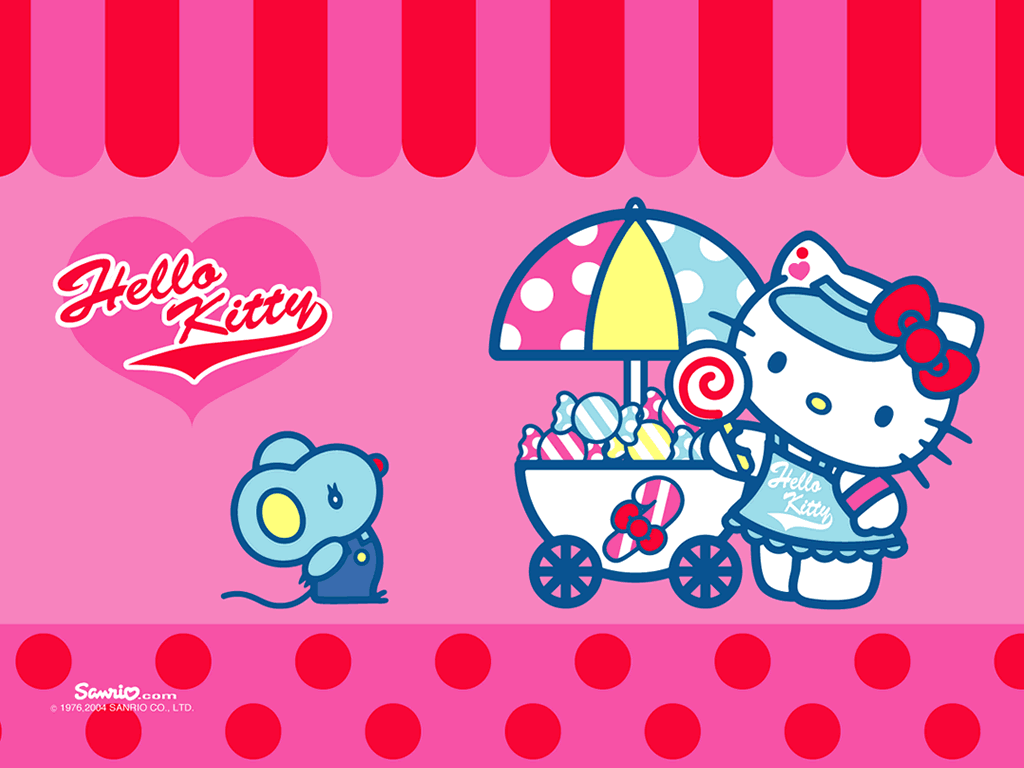 Cute Hello Kitty Background Hd Wallpaper In Cartoons Imageci