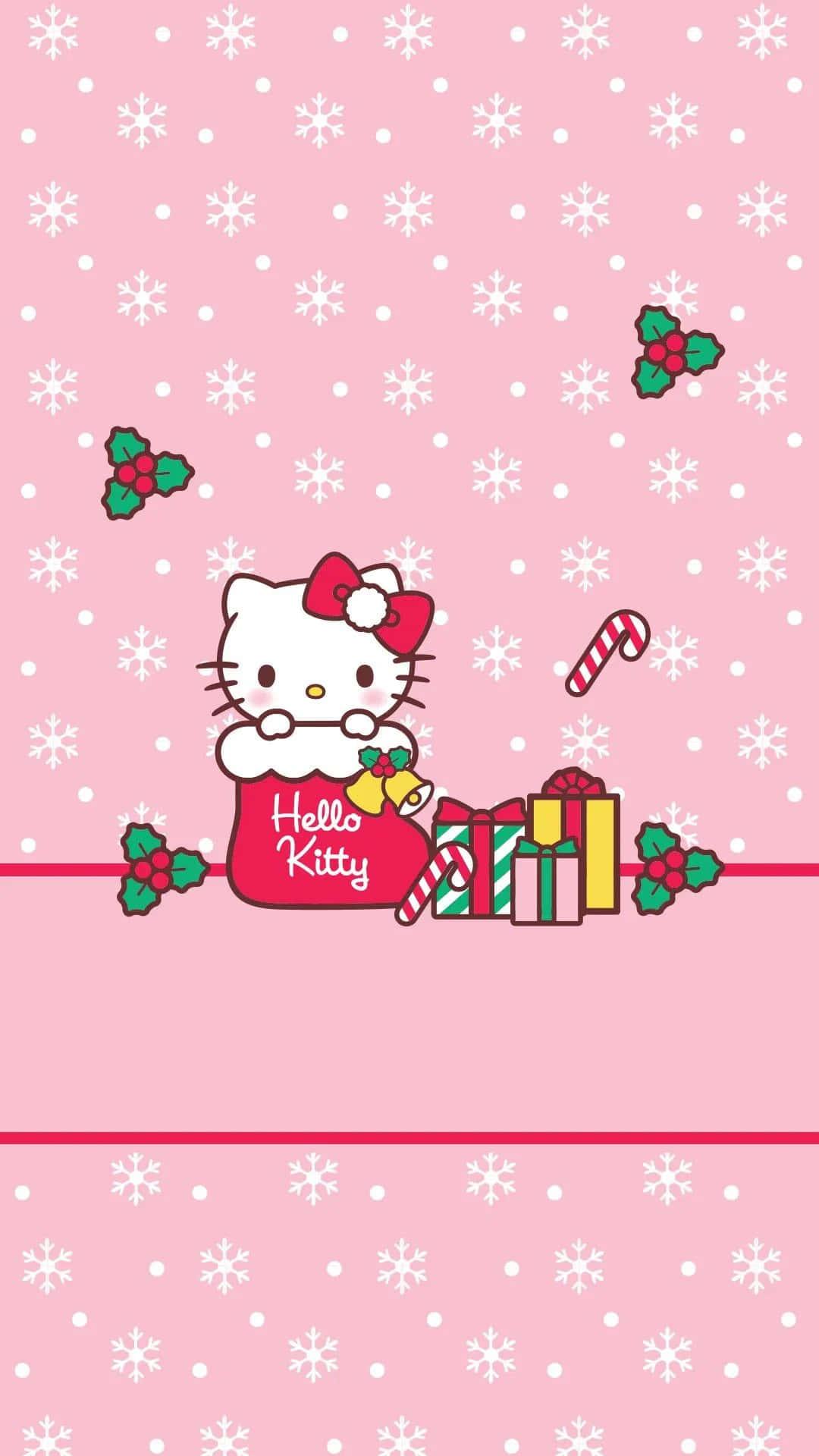 Download Enjoy the Holiday season with Hello Kitty Wallpaper