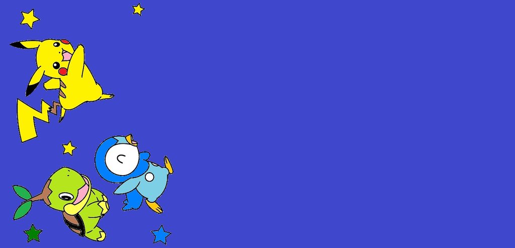 Pikachu Piplup And Turtwig Wallpaper By Sonicmauricehedgehog On