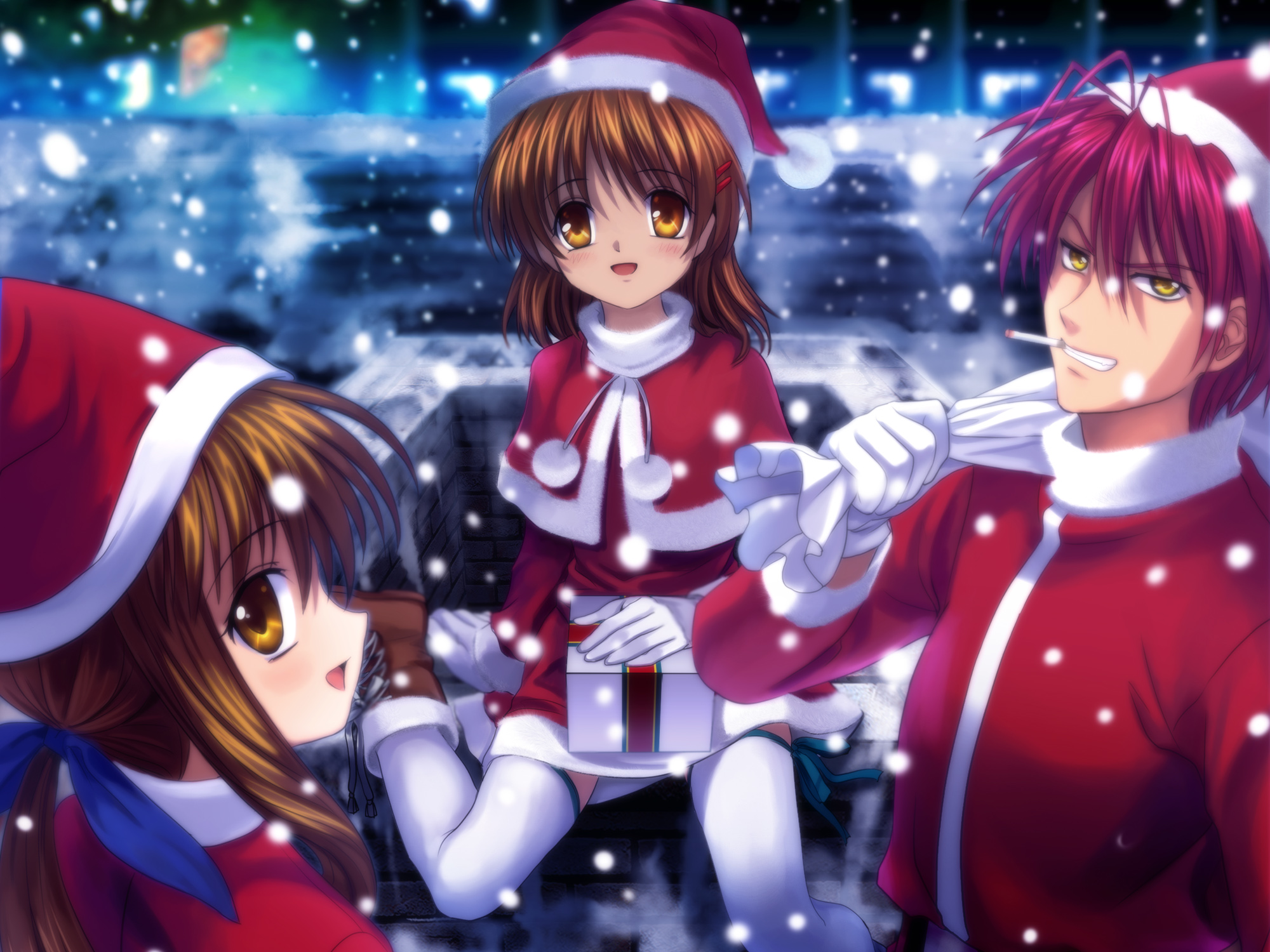 Free download Cute Anime Girl Christmas Wallpapers HD [2000x1500] for your  Desktop, Mobile & Tablet | Explore 58+ Anime Christmas Wallpapers | Anime  Background, Background Anime, Anime Wallpapers