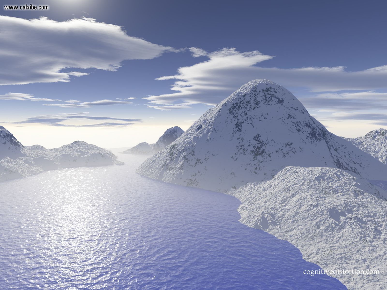 3d Landscape Snow Mountains Picture Nr