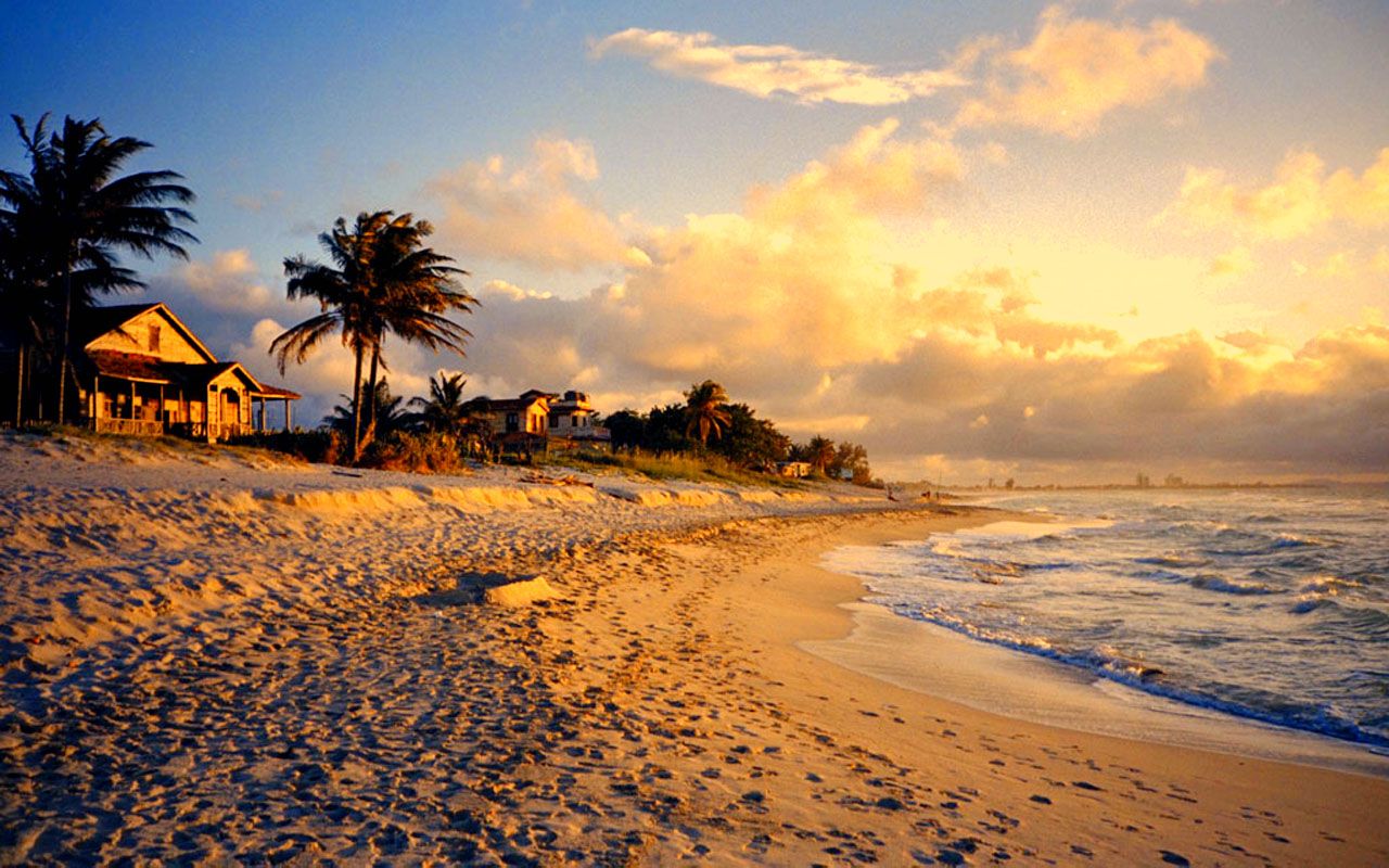 Amazing Sun Cuba Beach HD Wallpaper
