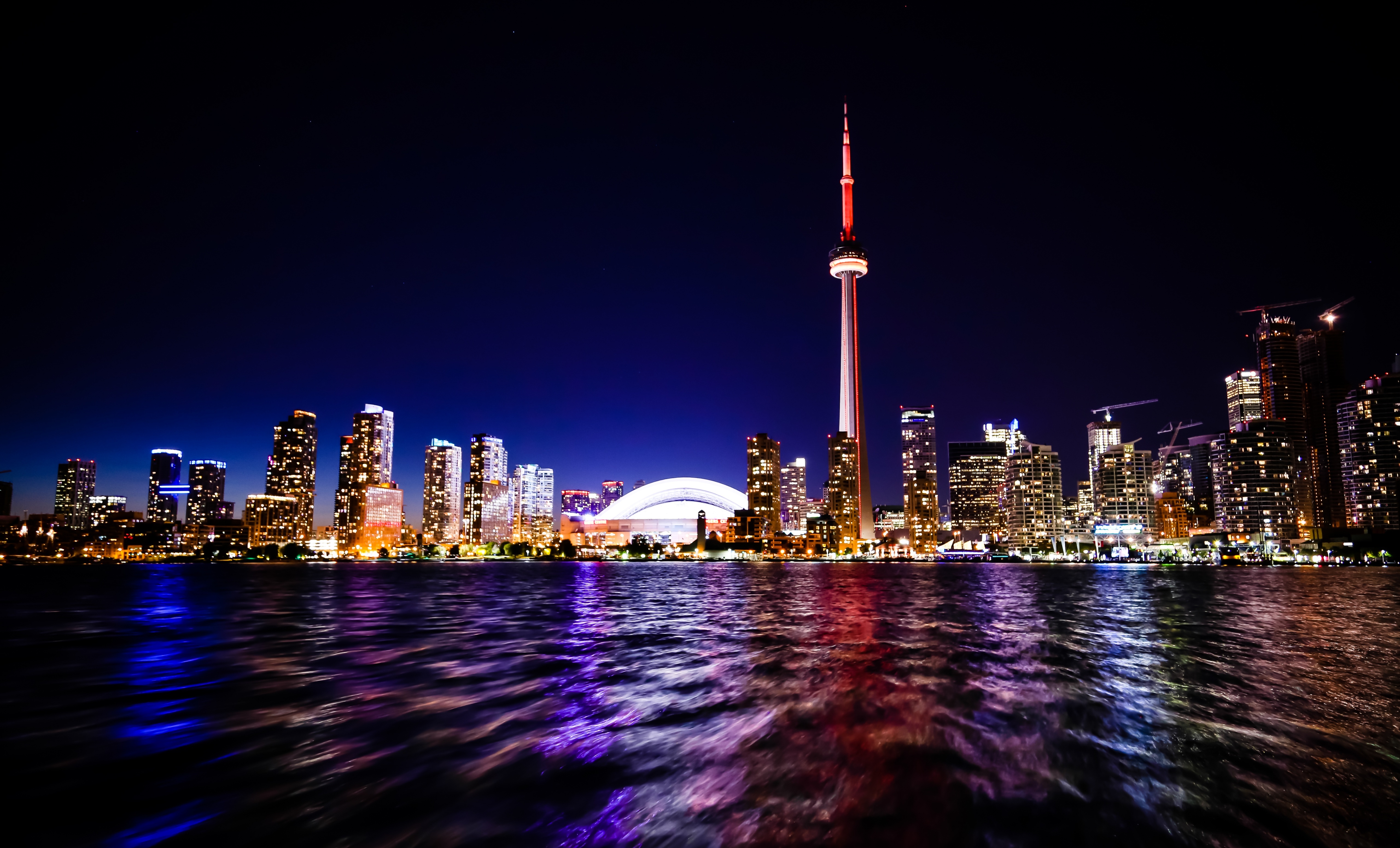 Toronto Night Skyline Wallpaper