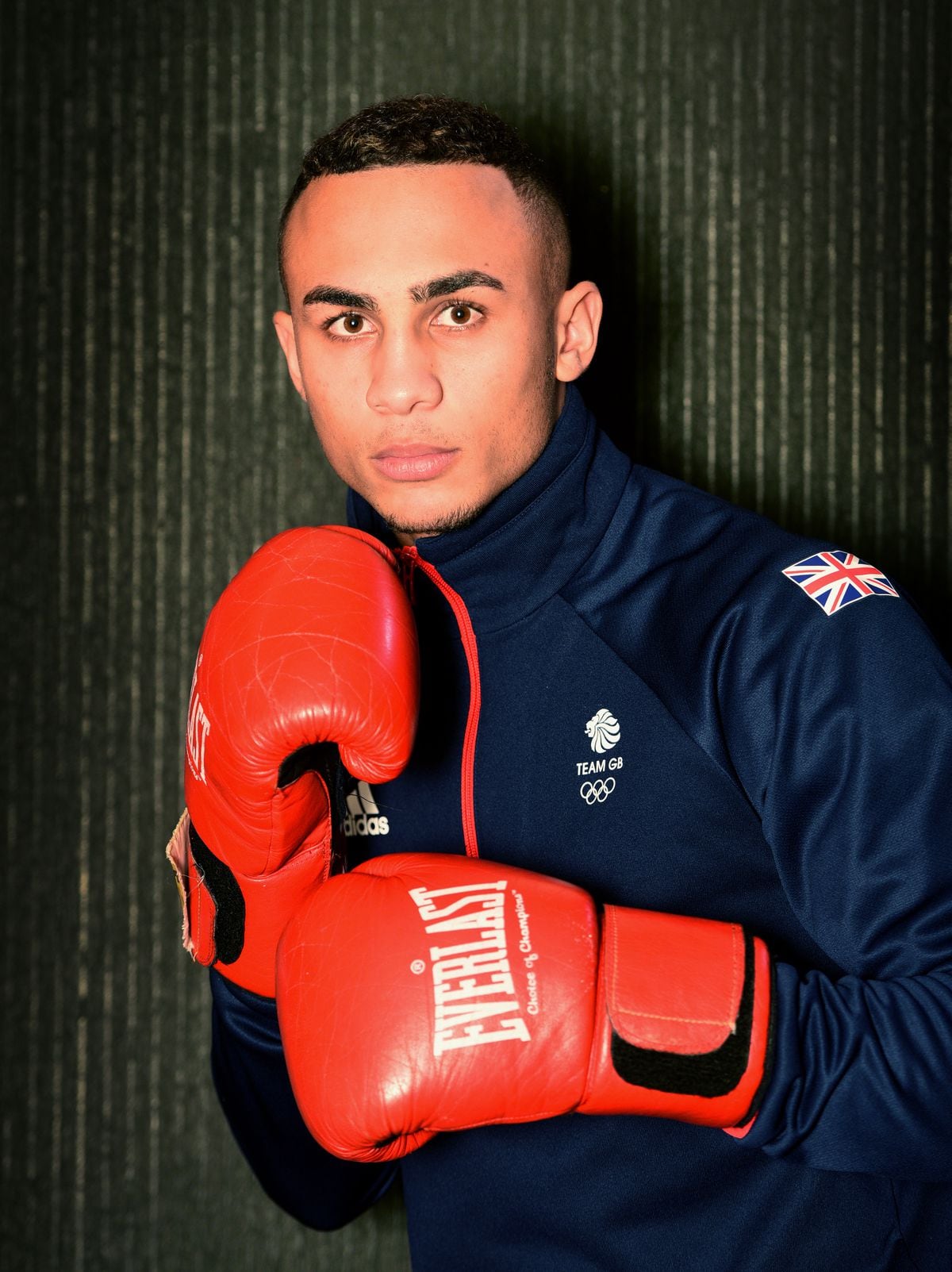 Benjamin Whittaker, British Boxer, in a Defensive Stance