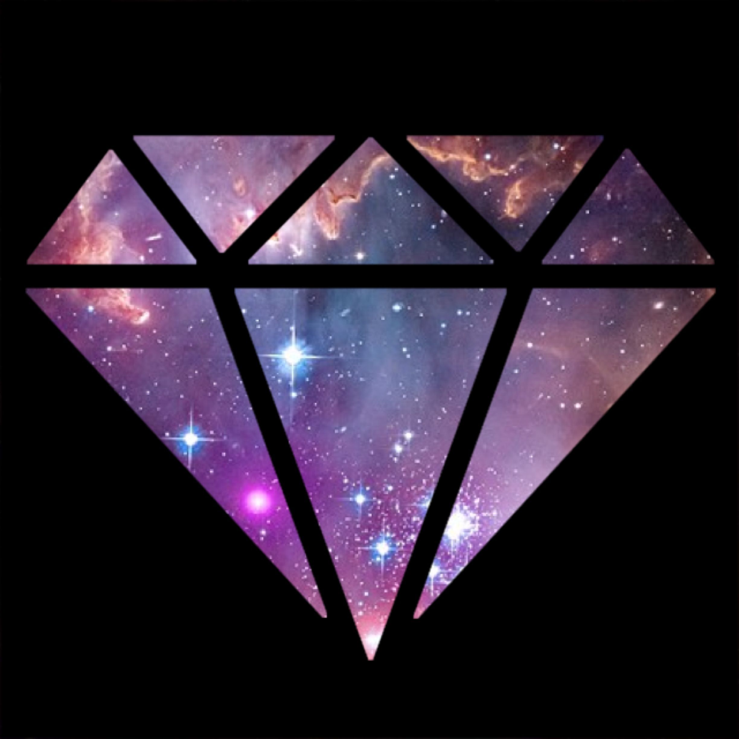 Download A Diamond In Space With Stars Around It Wallpaper  Wallpaperscom