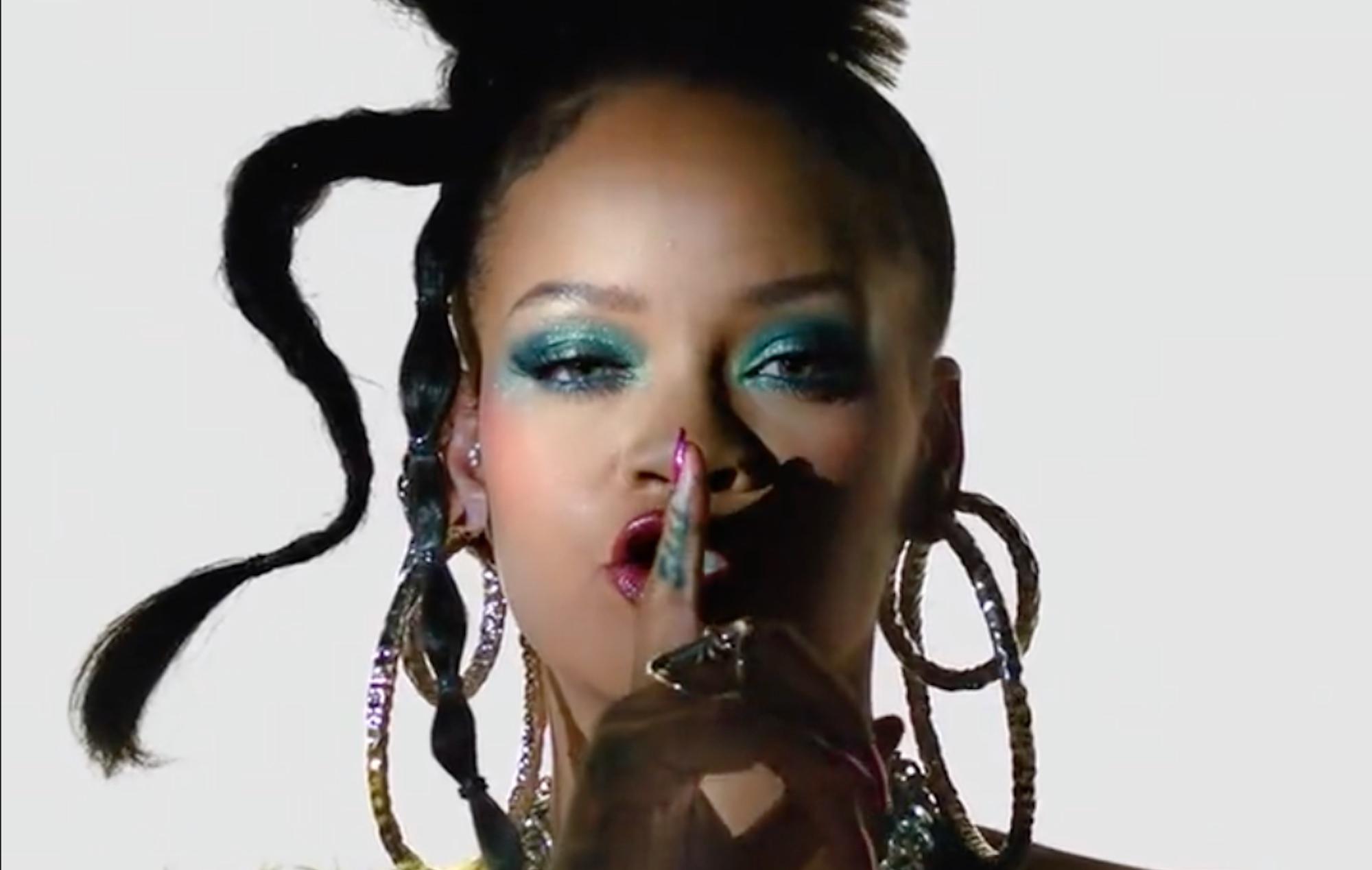 Rihanna shares teaser of Super Bowl Halftime show