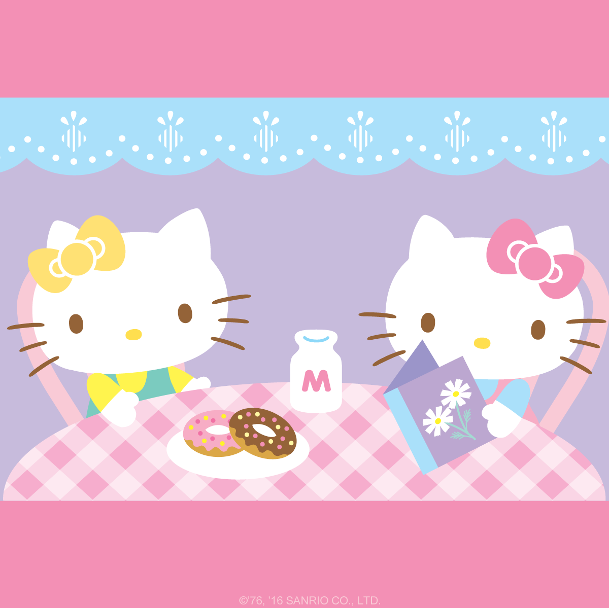 Hello Kitty on Did you know that milk was first