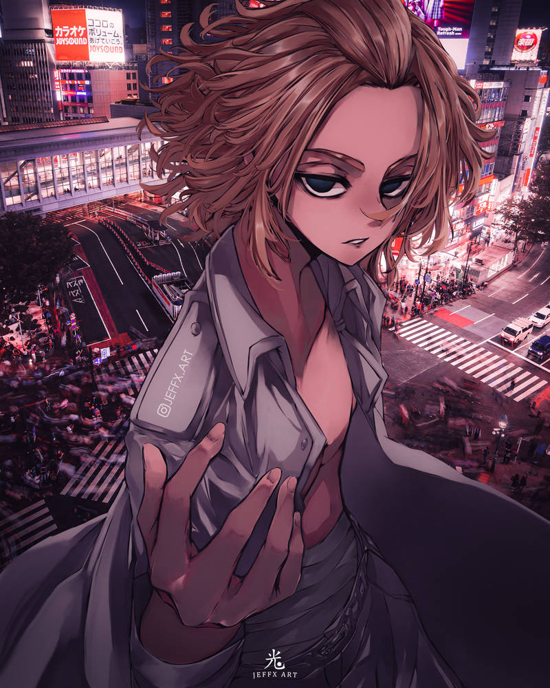 Sano Manjiro By Jeffxart Deru5av Pre Wallpaper