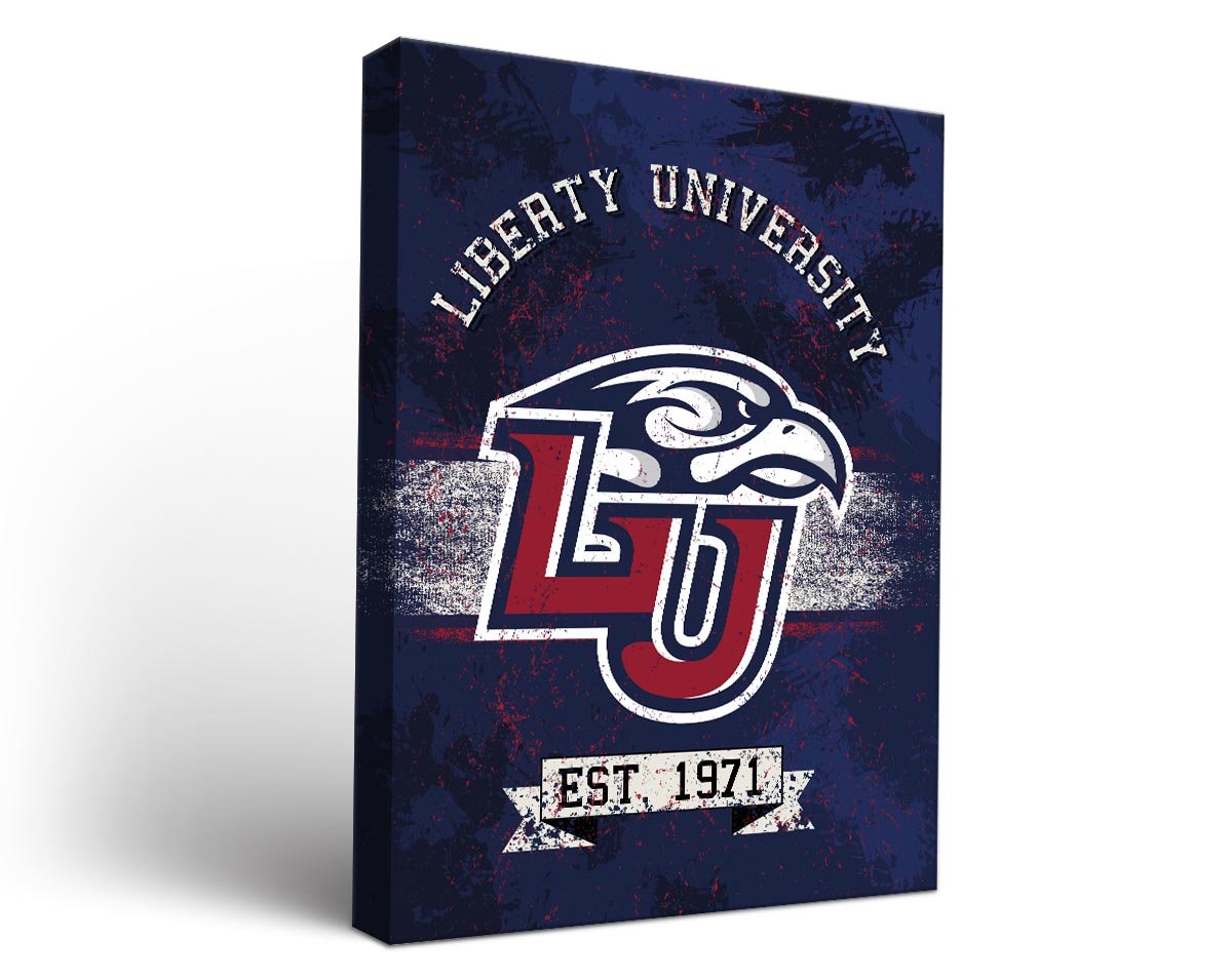 Liberty University Flames S Wall Art Banner Design