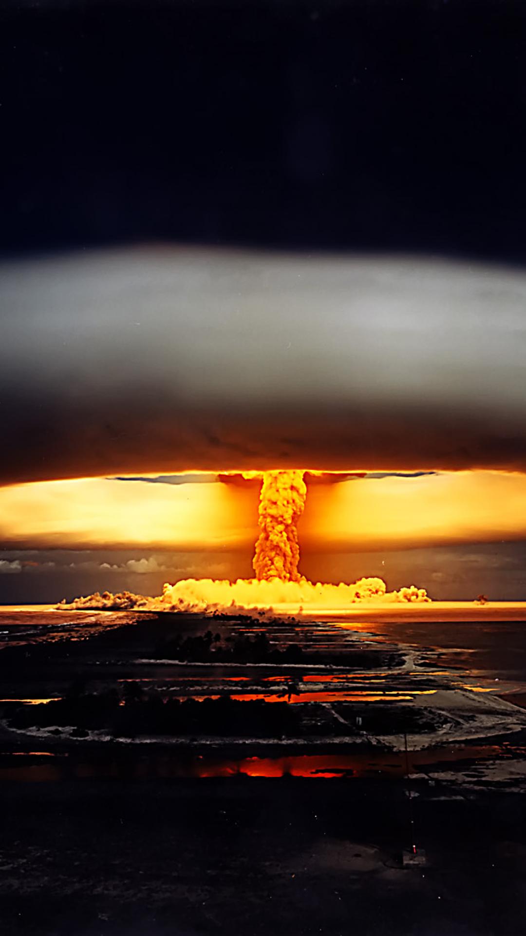 Atomic Explosions Nuclear Bomb Mushroom Cloud Explosion HD Wallpaper
