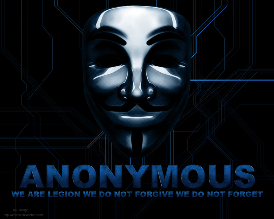 Anonymous Logo Wallpaper Anonymous second wallpaper by
