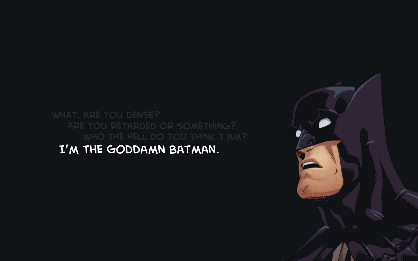 Am The Good A Man Batman New Xp Wallpaper Windows7windows8 Xp7 Pc