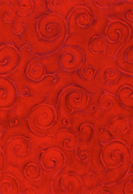 Red Swirl Wall Mural Contemporary Wallpaper By Murals Your Way