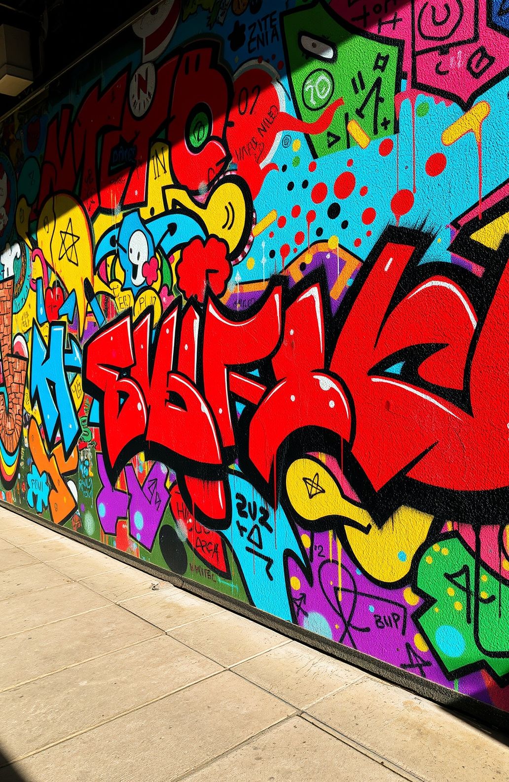 Abstract Graffiti Wallpaper