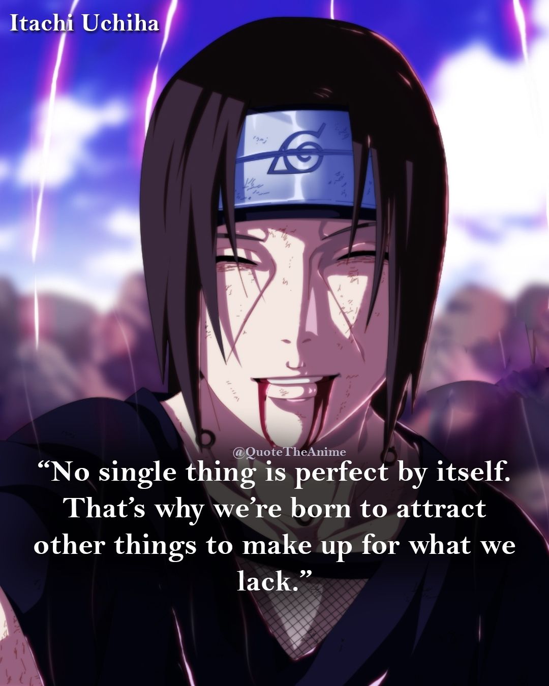 Powerful Itachi Quotes Naruto Hq Image