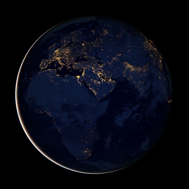 Incredible Wallpaper Of Earth At Night From A Nasa Satellite