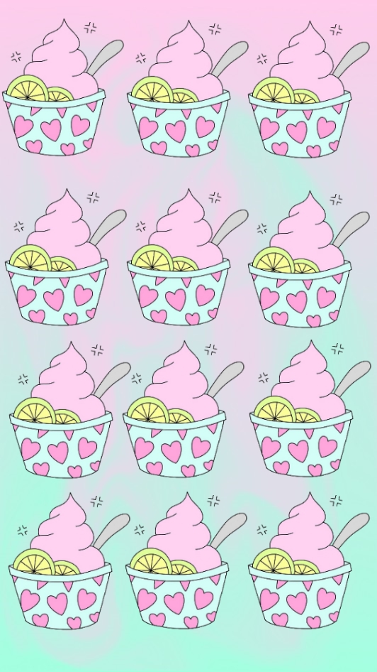 Froyo Ice Cream iPhone Wallpaper Yassshemings