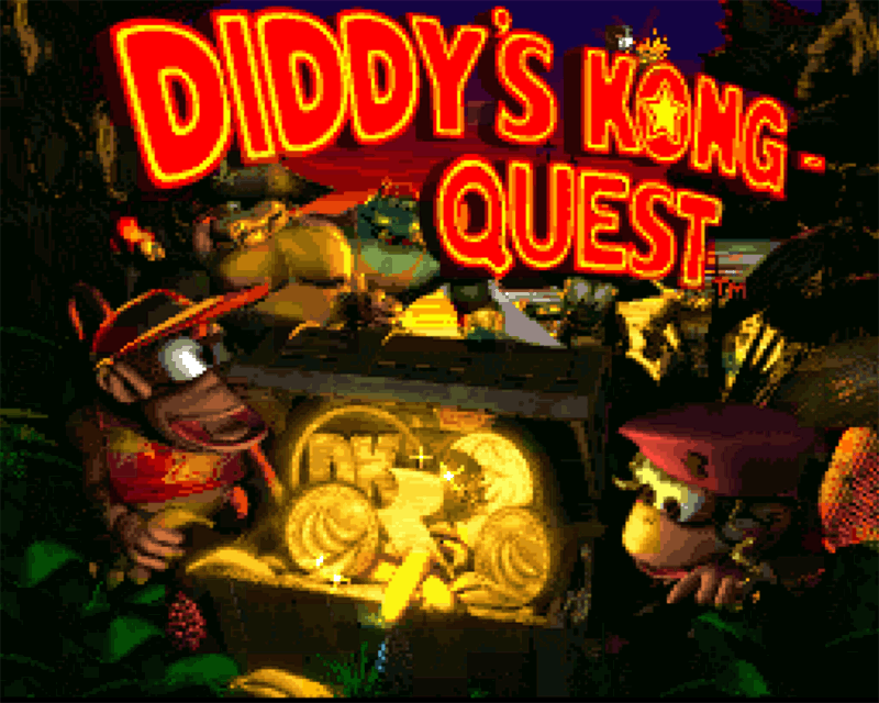 V358 Donkey Kong Country Diddy S Quest Snes Hot Head Bop