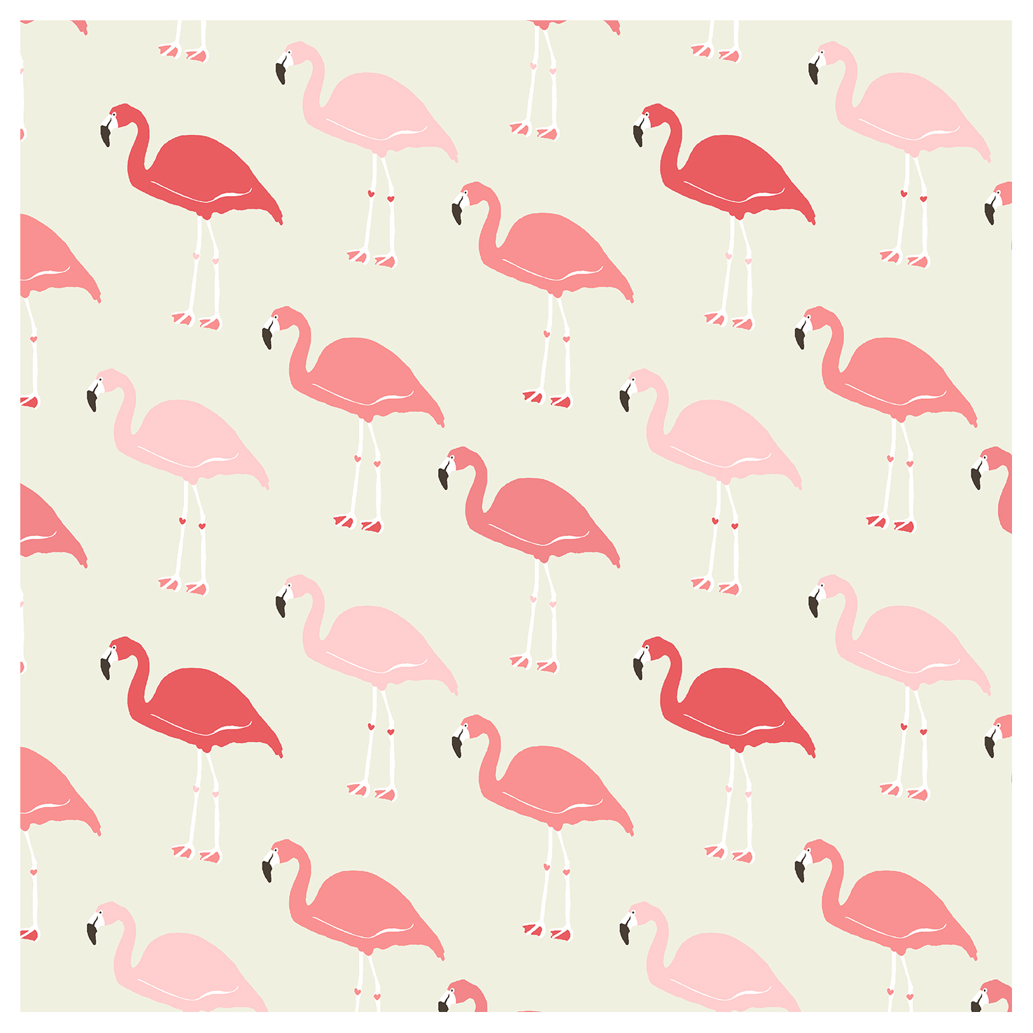 The Glam Pad Fabulous Flamingo Wallpaper
