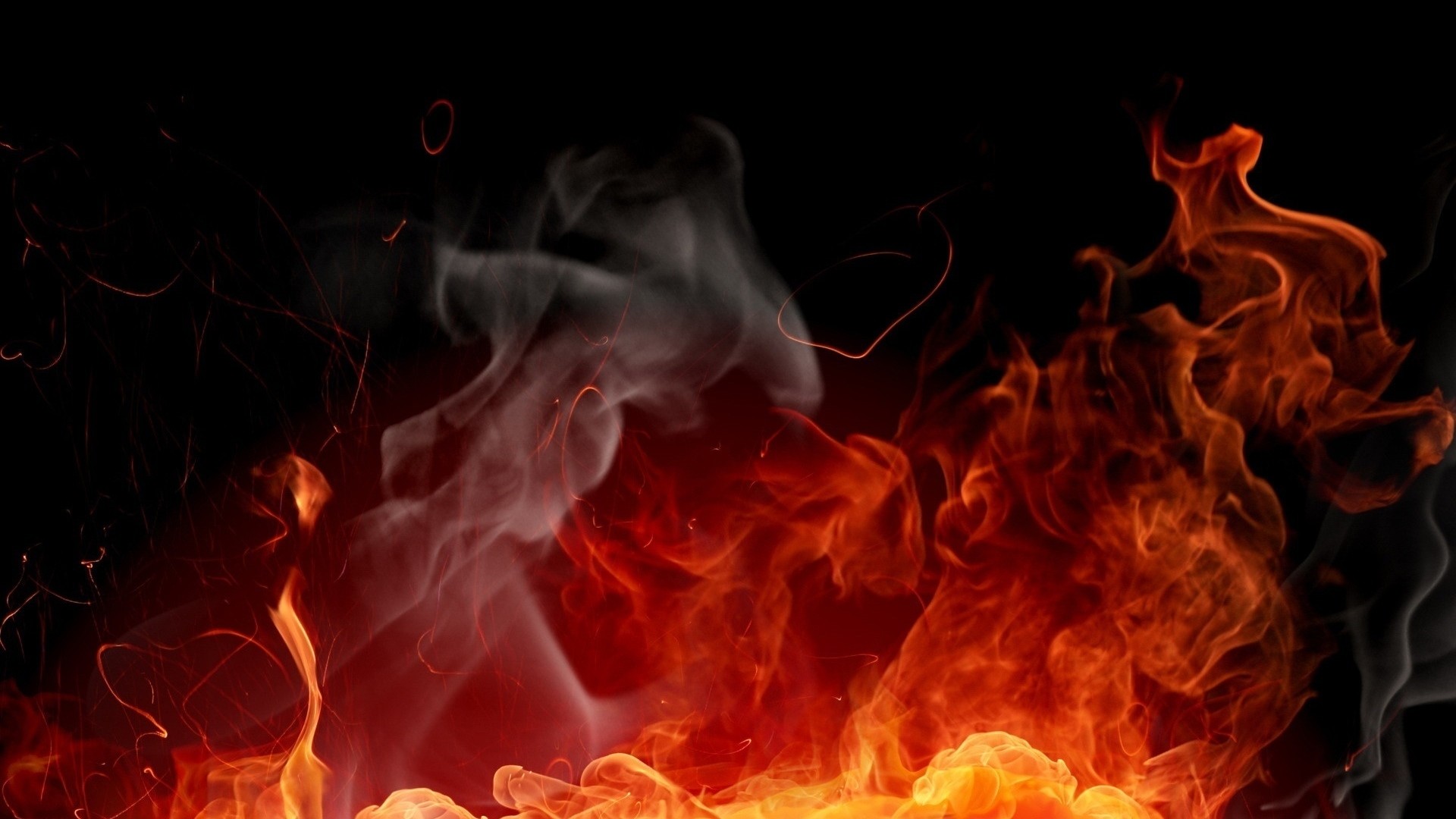 Fire Desktop Background Image
