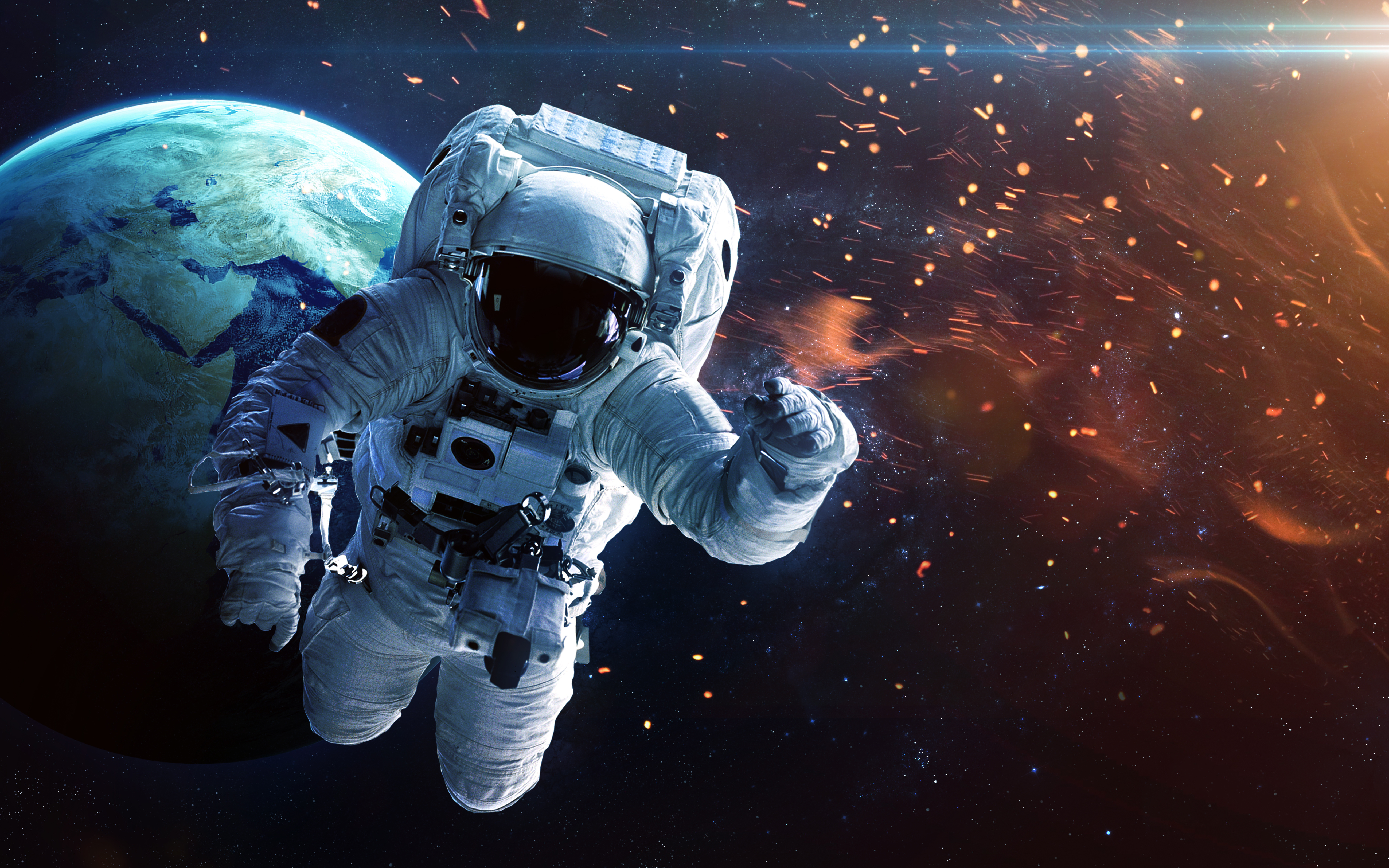 Sci Fi Astronaut 4k Ultra HD Wallpaper