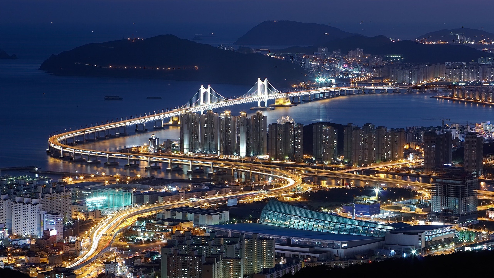 Gwangan Bridge South Korea Wallpaper