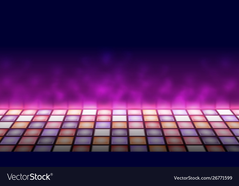 Illuminated Dance Floor A Background Royalty Vector