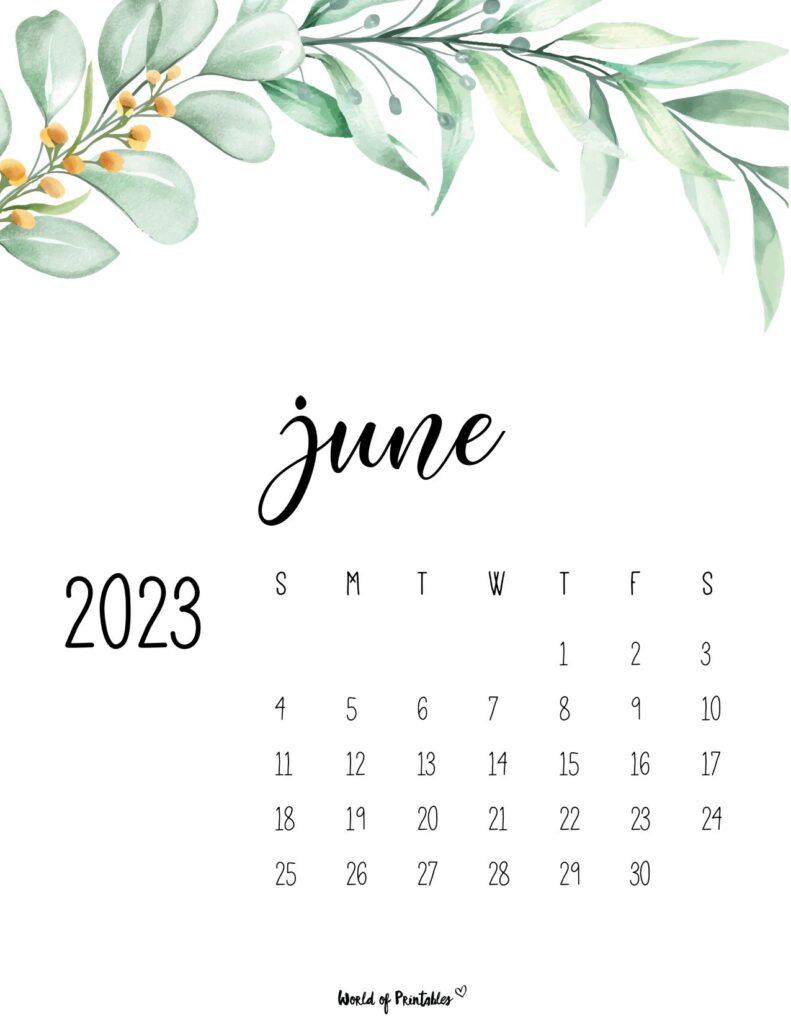 100 June 2023 Calendar Printables   100s of Styles   All Free