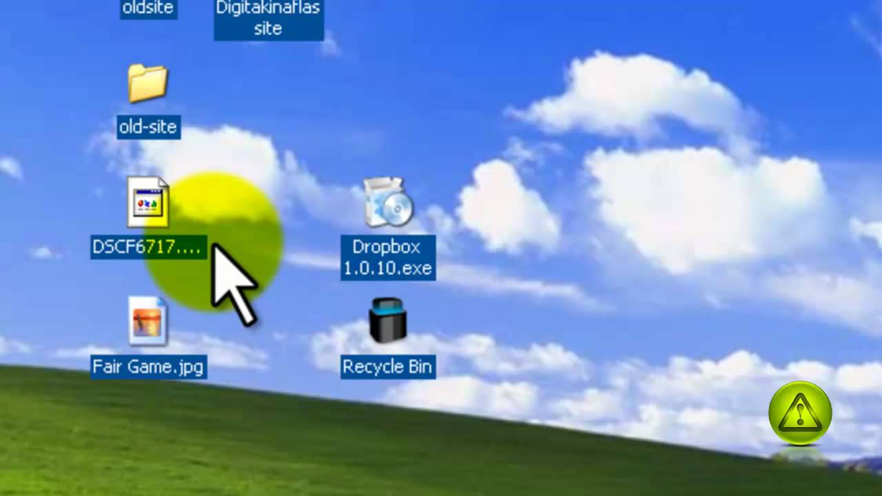 Remove Desktop Icon Background Color in Windows XP