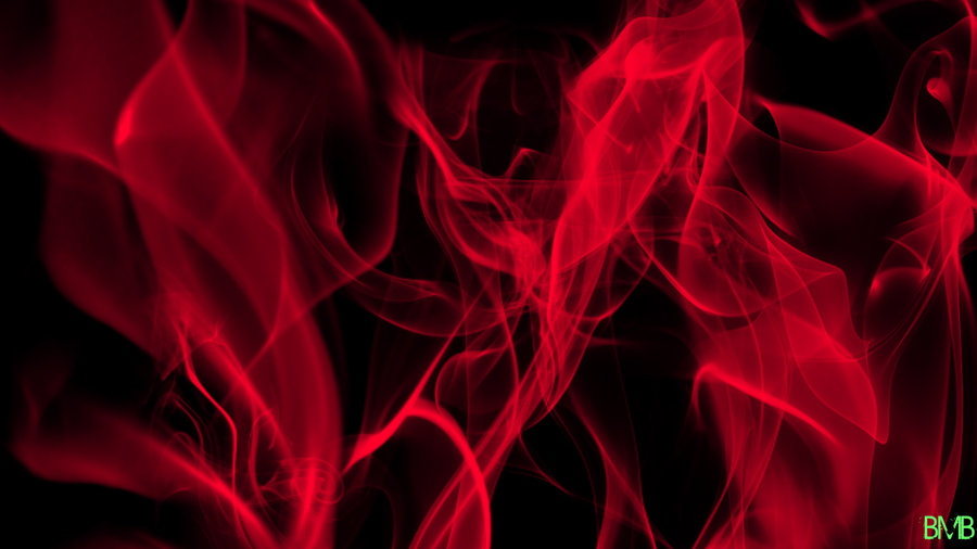 Pin Red Smoke Wallpaper Falling Over A Dark Blue Background On