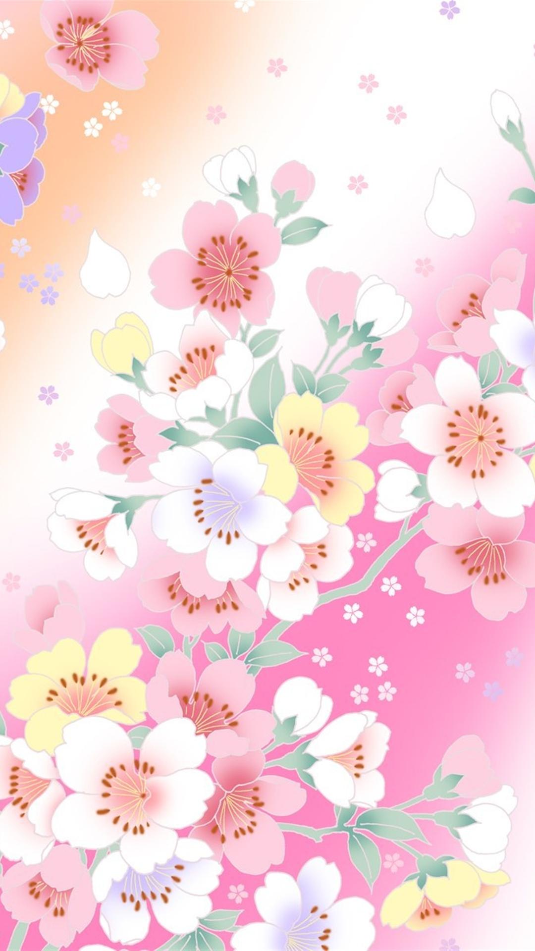 Floral iPhone Background Wallpaper