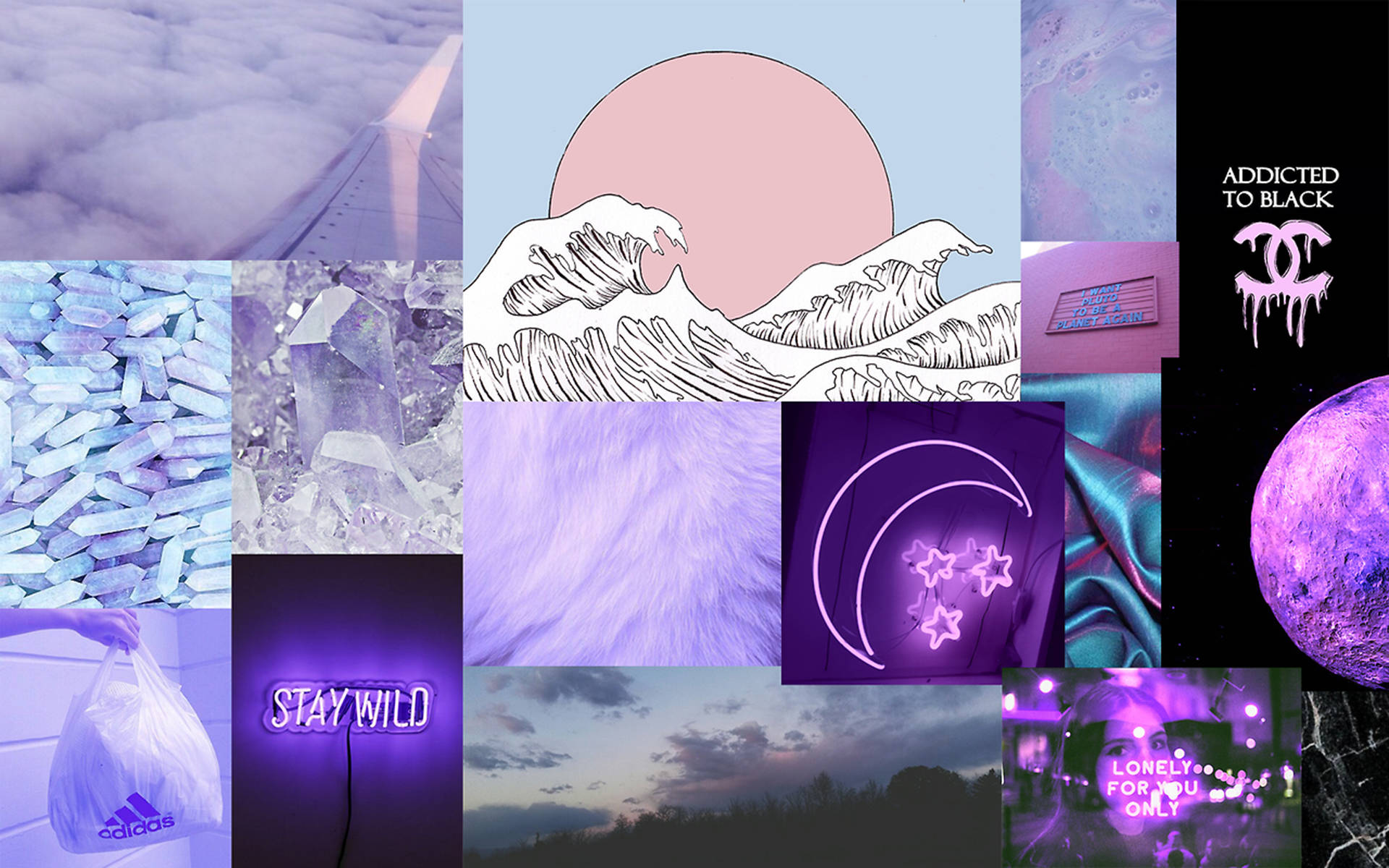 Dark Purple Aesthetic Wallpaper