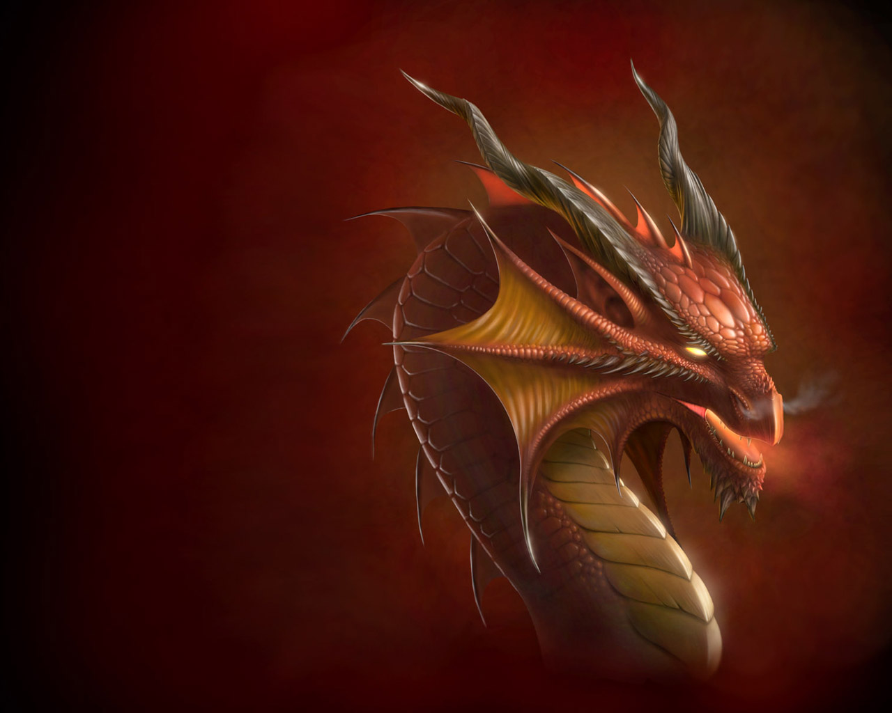 Dragon Head Wallpaper By Deligaris
