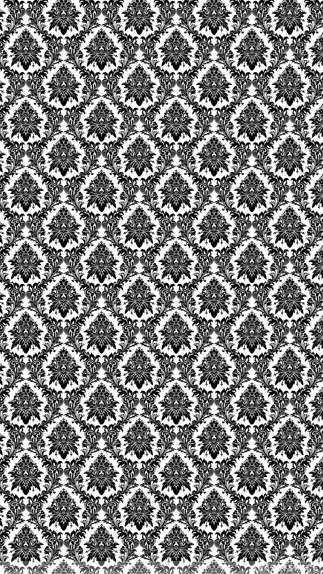 Installing This Black White Victorian iPhone Wallpaper Is Very Easy