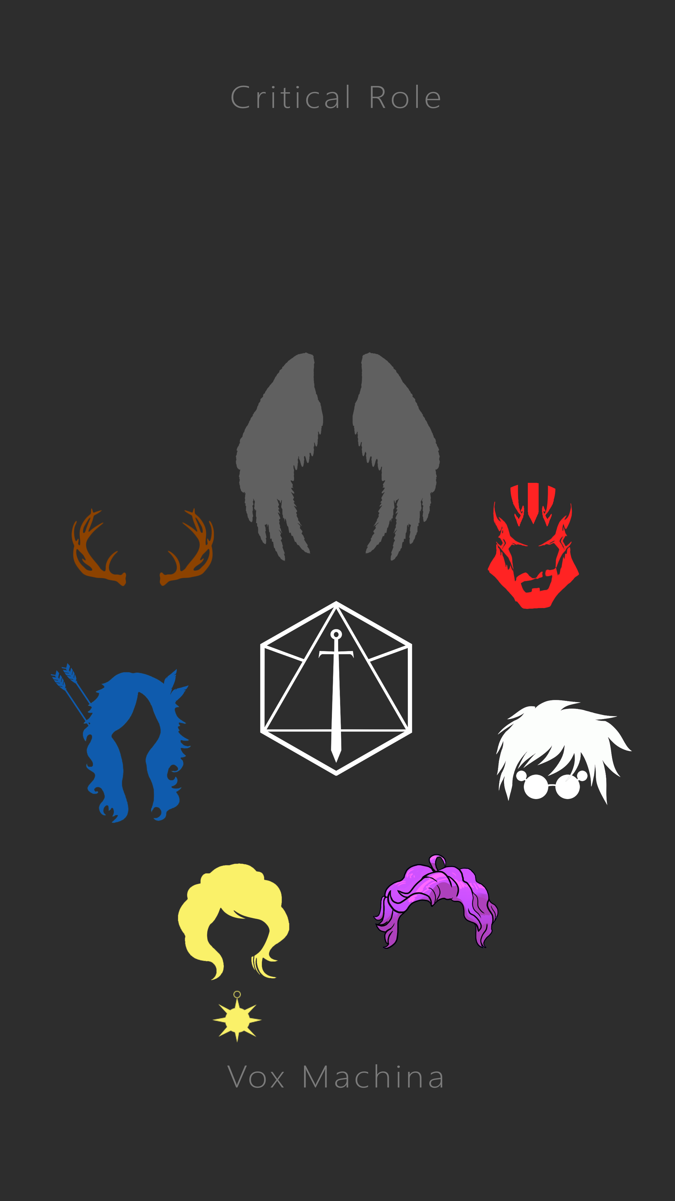 No Spoilers Vox Machina iPhone Wallpaper
