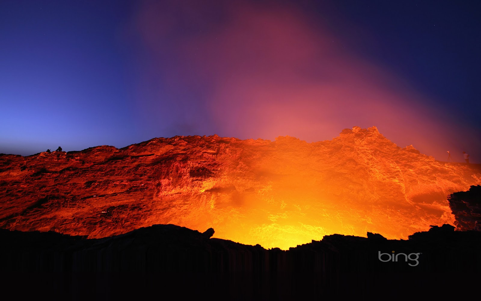 Lava Lake In The Glowing Carter Of Erta Ale Volcano Ethiopia Dr