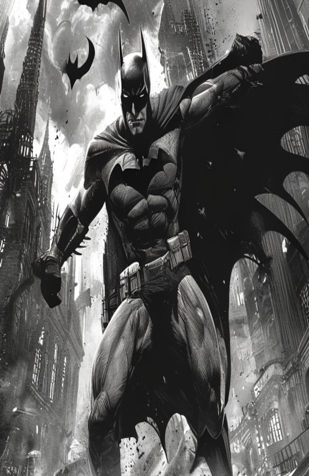Black And White Batman Wallpaper