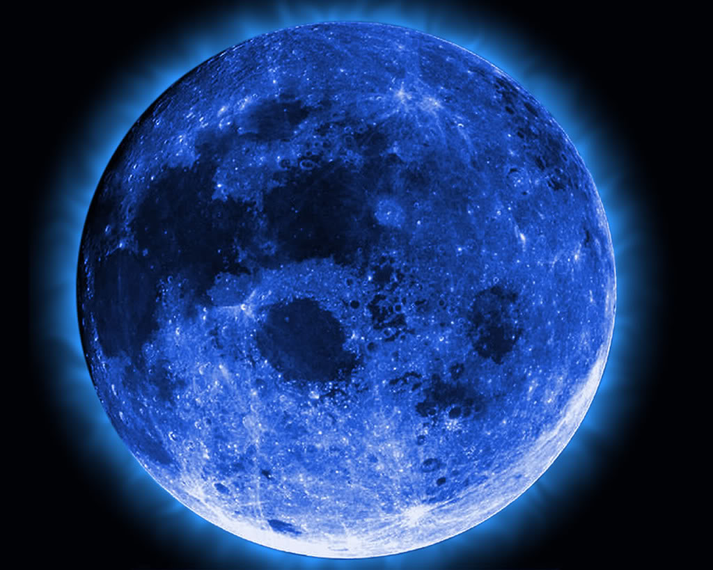 Blue Moon Wallpaper Desktop Background