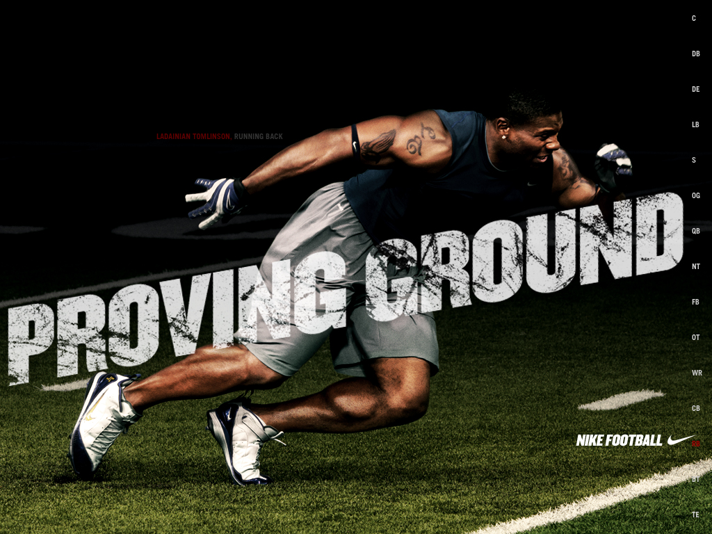 Nfl Nike Football Motivational Proving Ground Ladainian Tomlinson