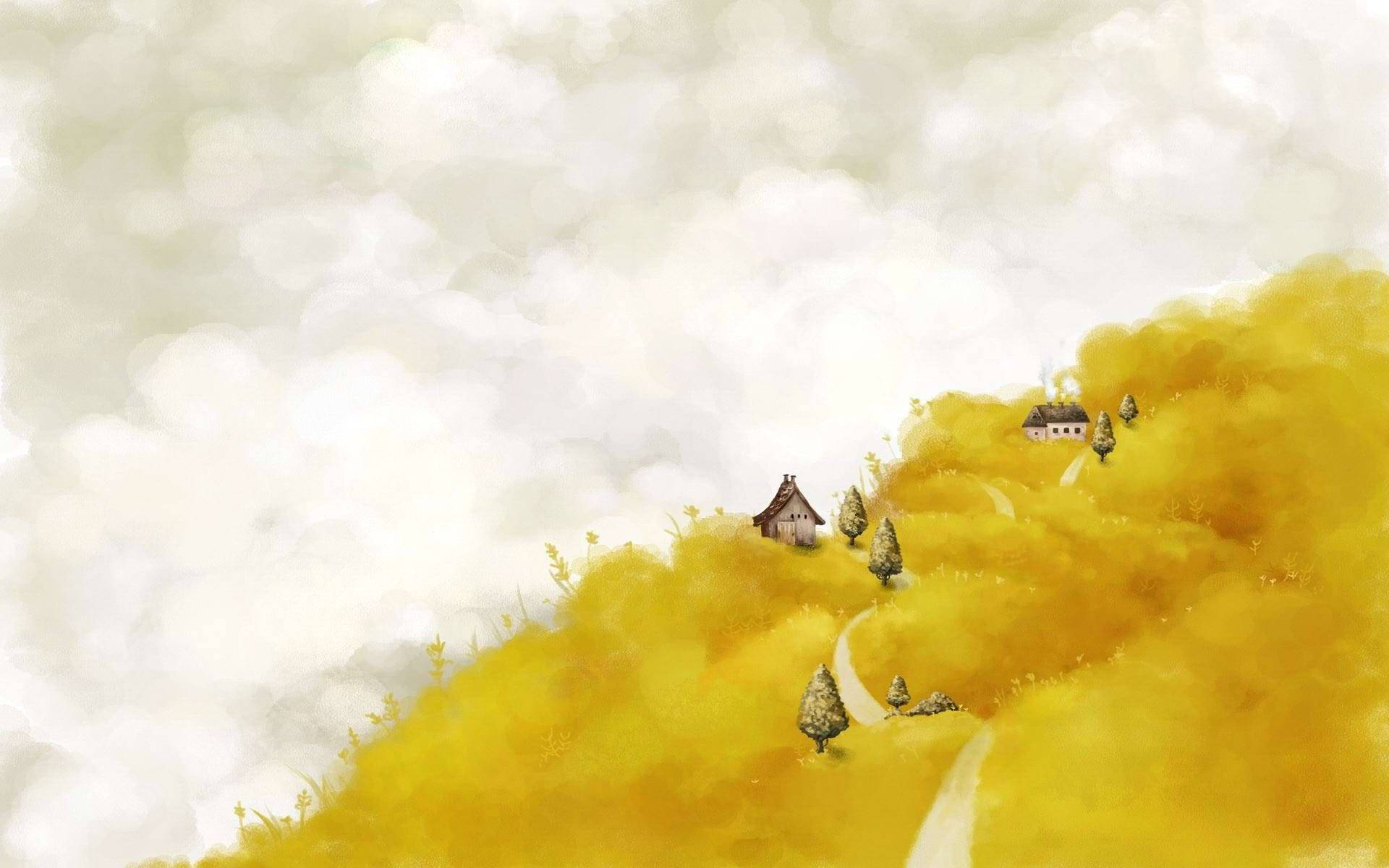 Pastel Yellow Wallpaper