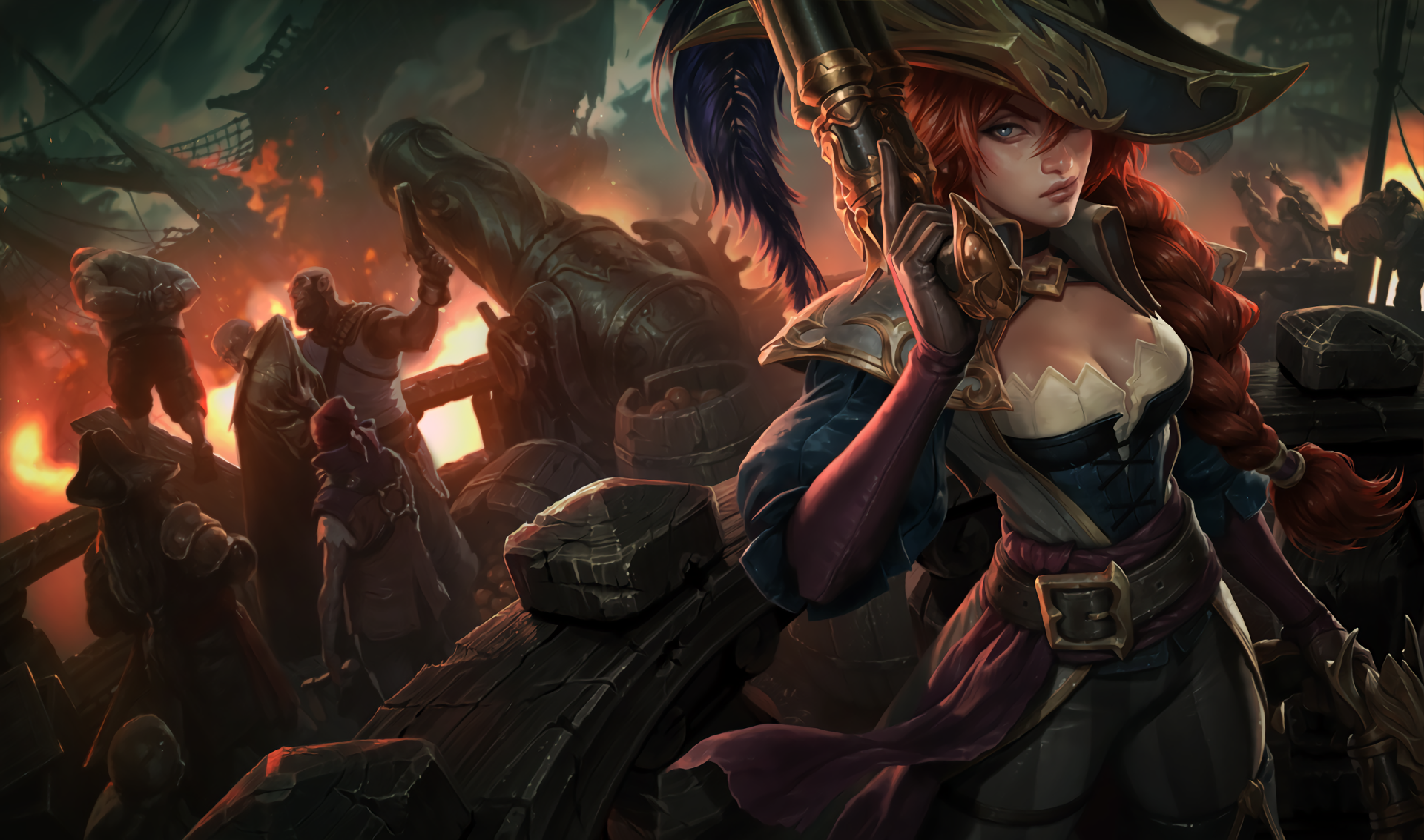 Miss Fortune League Of Legends HD Wallpaper Background