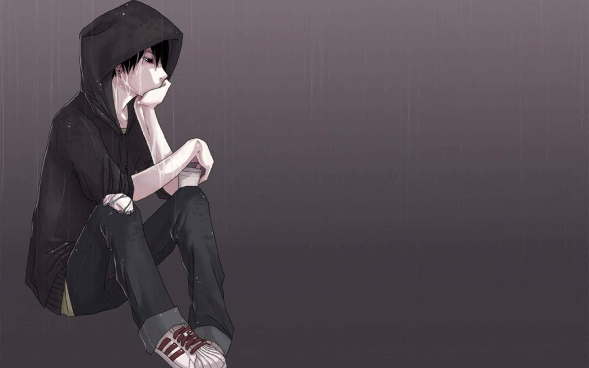Dark Anime Boy Wallpaper
