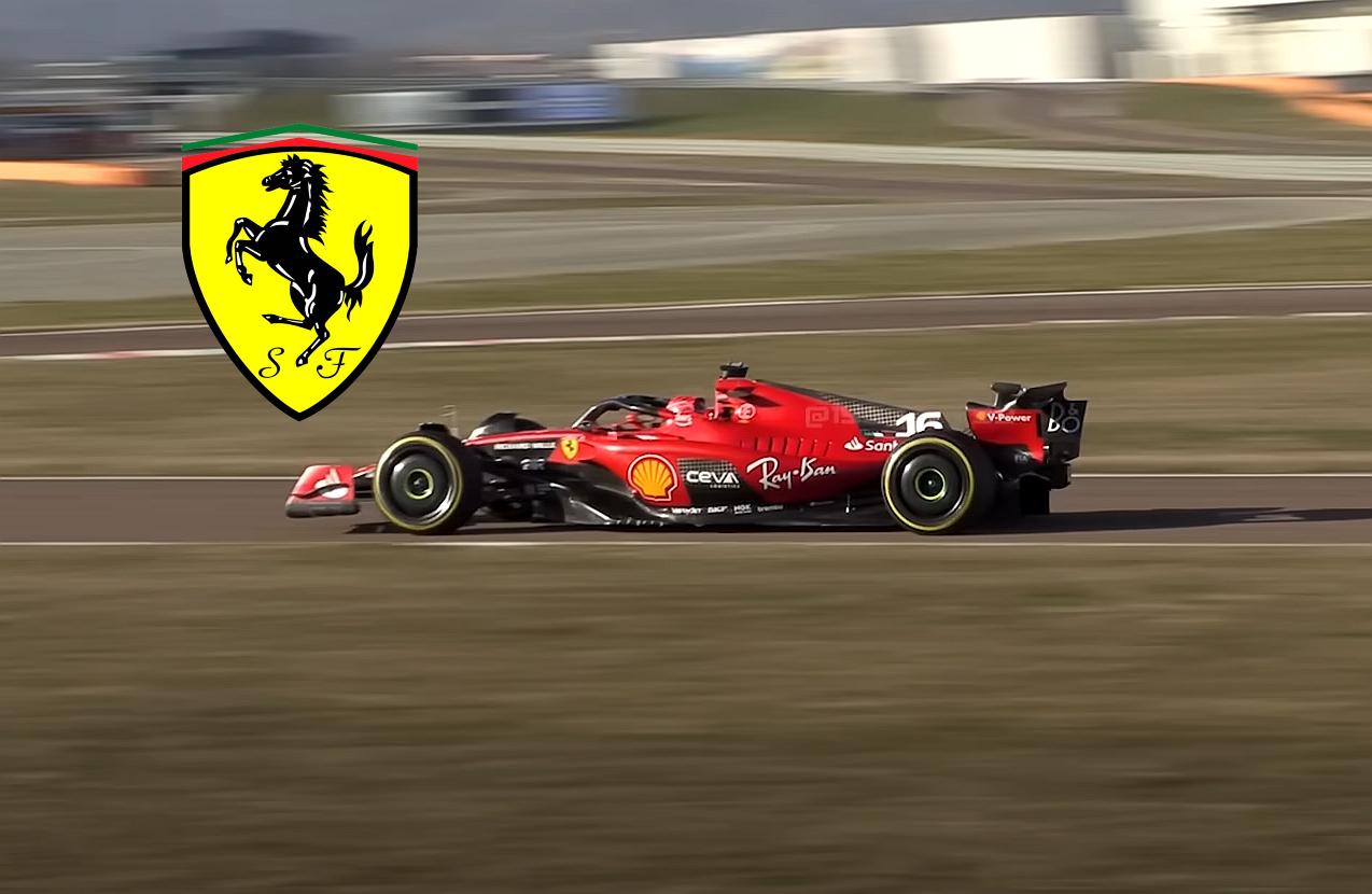 Watch The Ferrari Sf Put On A Noisy Turbo V6 Show At