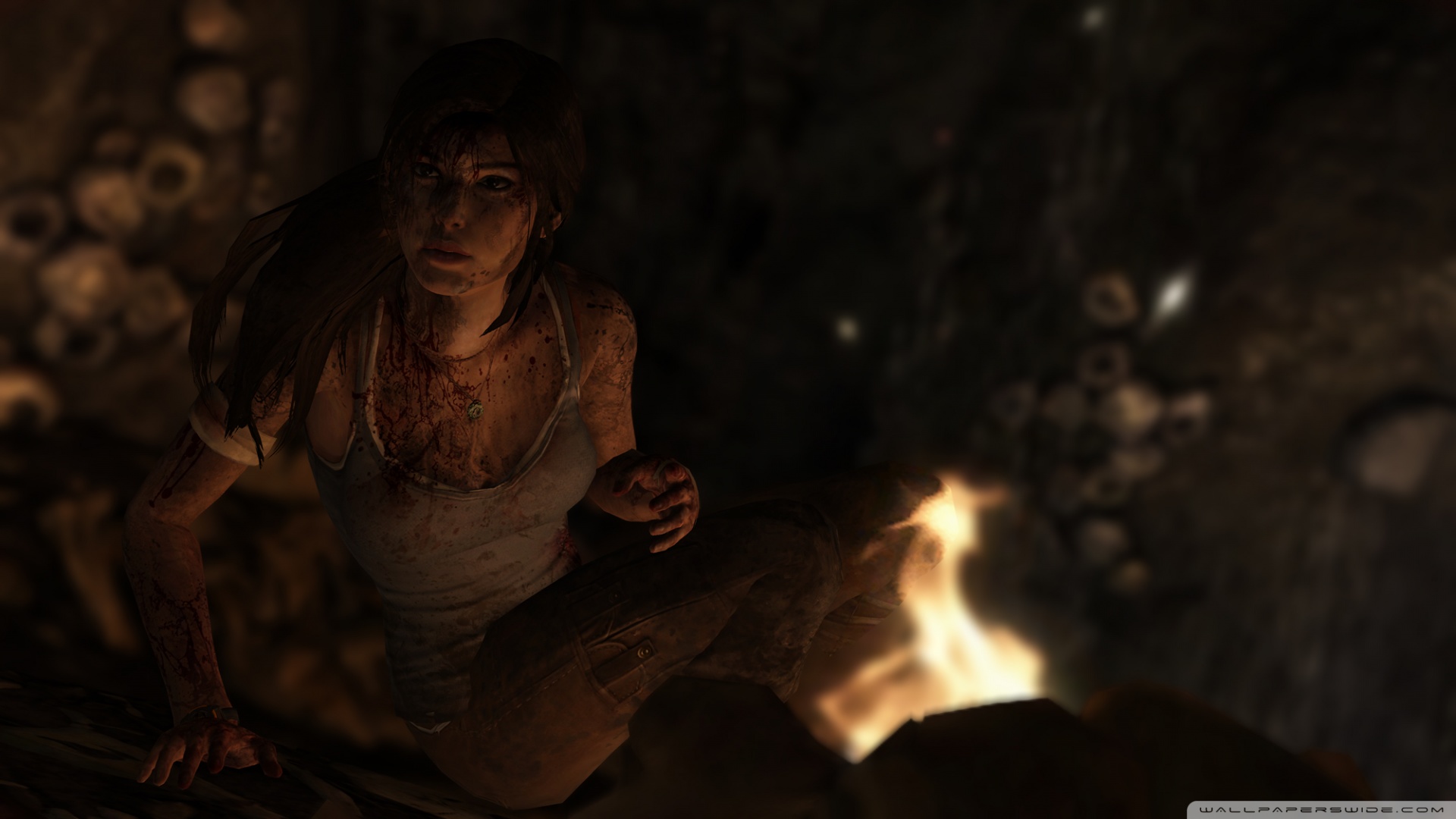 Lara Croft Survivor Wallpaper