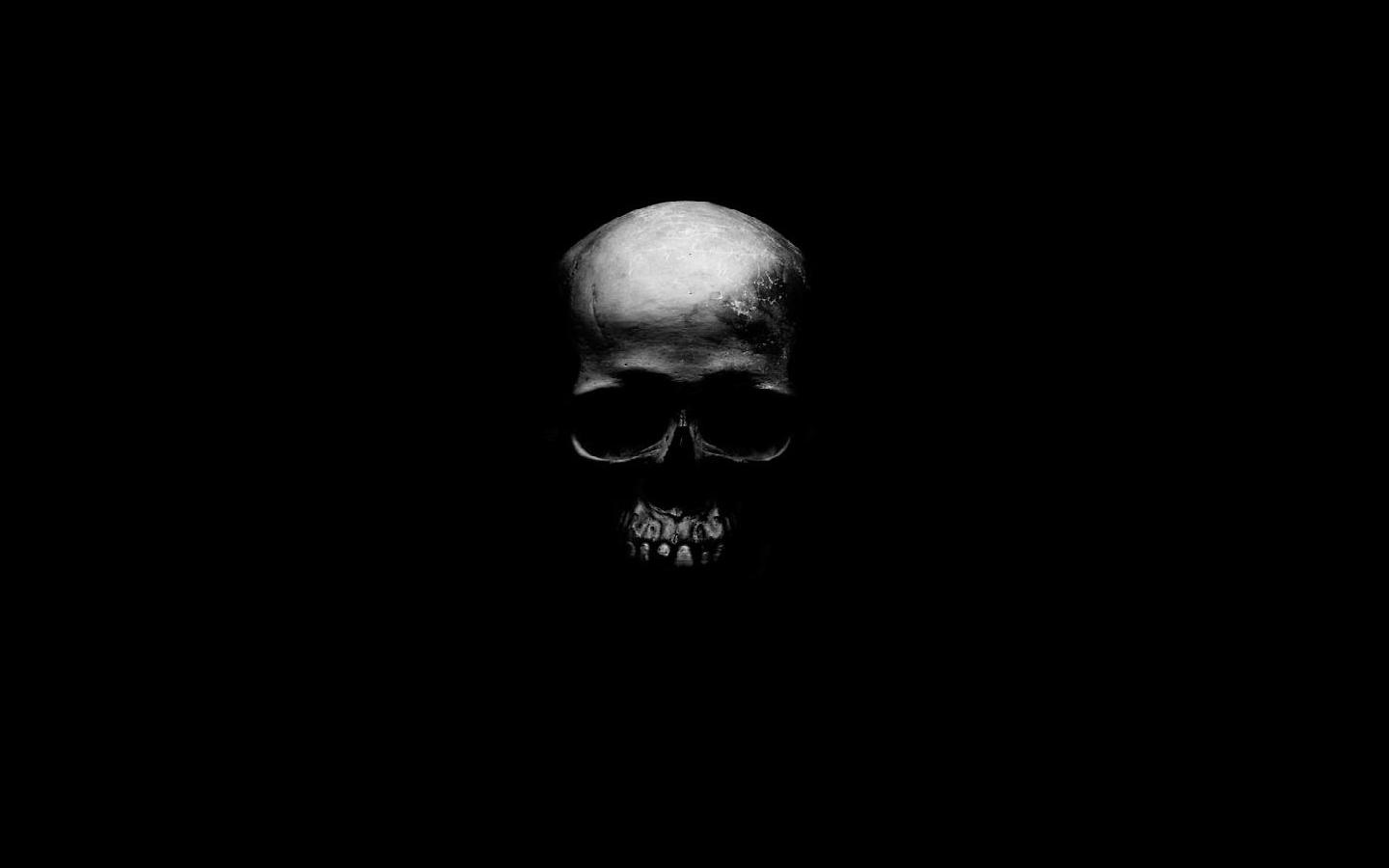 Skull Black Wallpaper