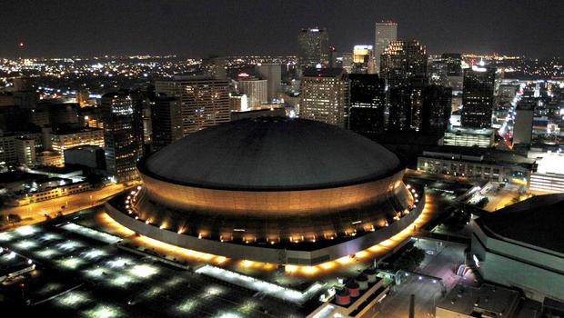 In This July Photo The Superdome And New Orleans Skyline Are