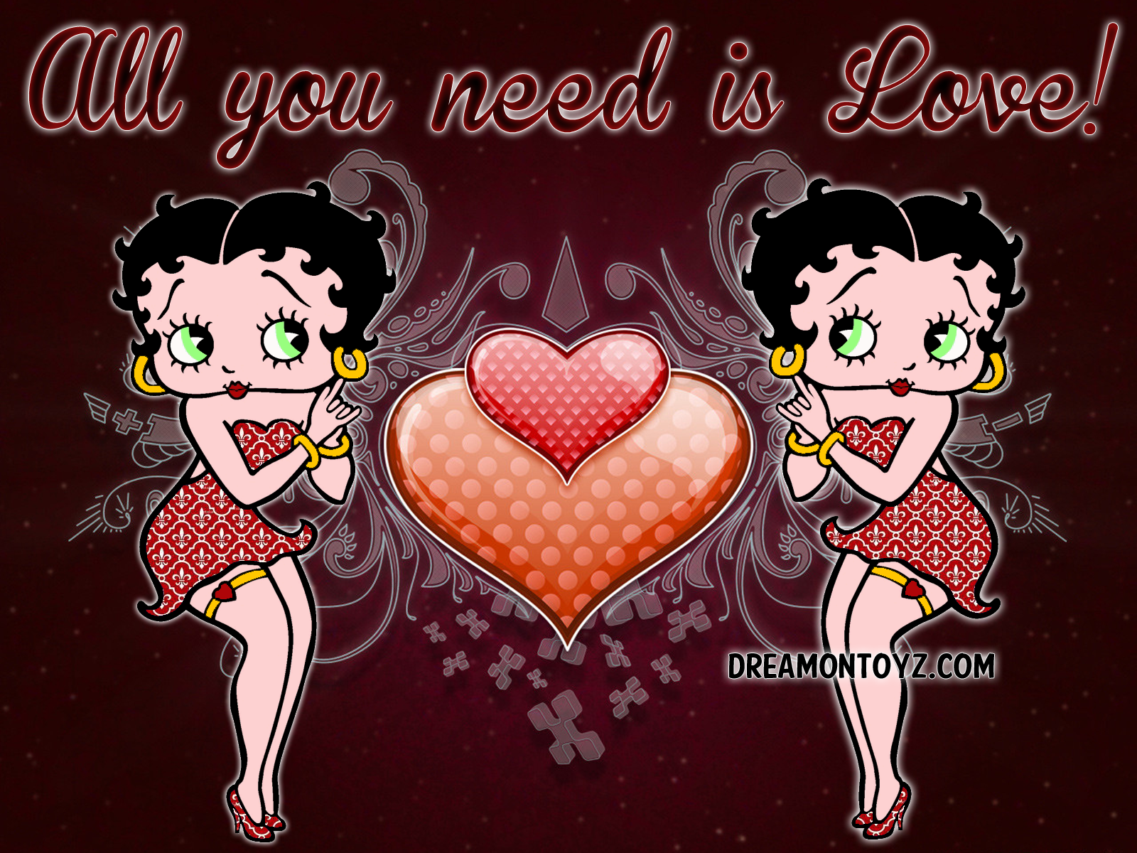 All Holiday Betty Boop Wallpapers 1600x1200. 