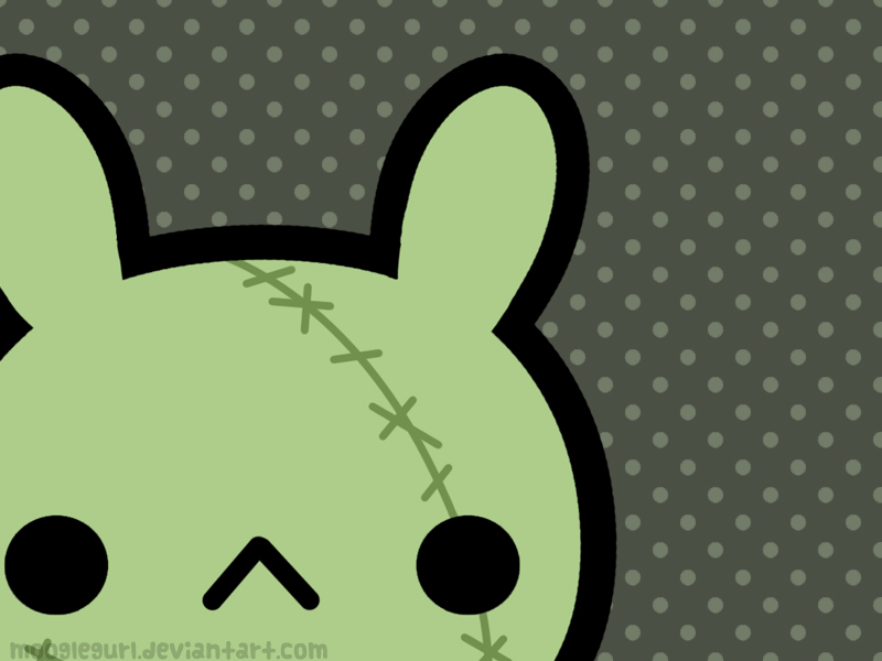 Cute Zombie Wallpaper Bunny By