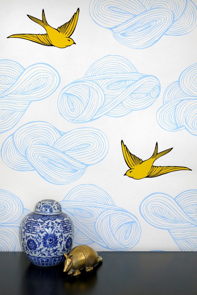 Daydream Wallpaper The Pretty Yellow Birds Flitting About