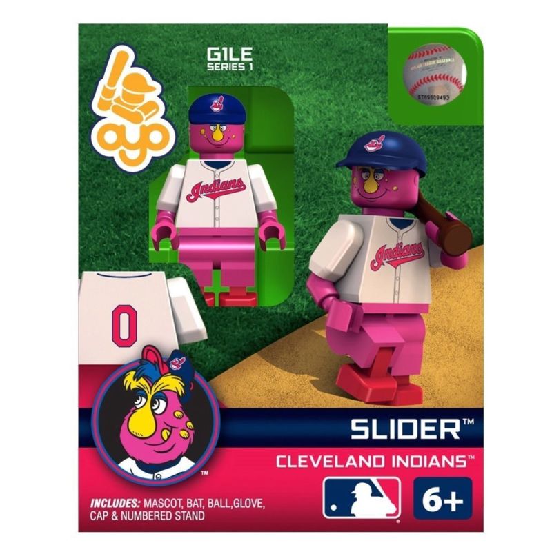 Slider Mascot Oyo Cleveland Indians Mlb Baseball Lego Pat G1